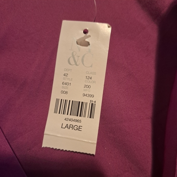 New York & Company women's size Large light purple sleeveless top, New - Picture 4 of 6